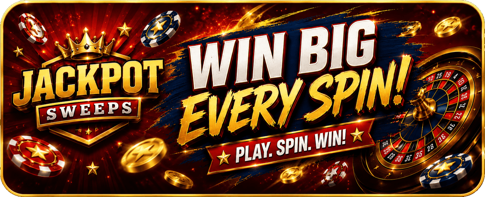 Jackpot Sweeps — Win big every spin. Play. Spin. Win.